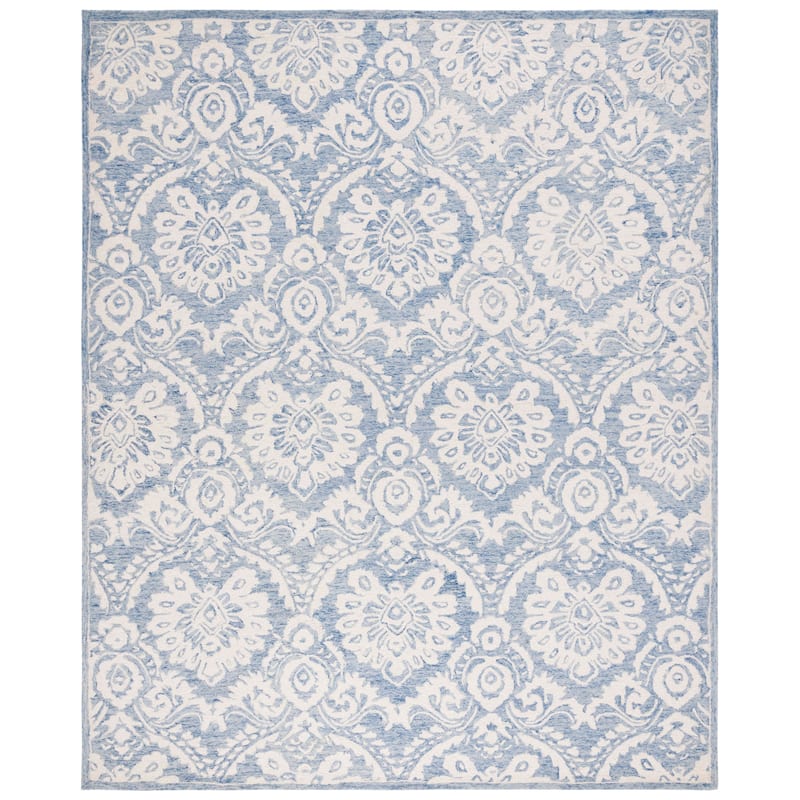 SAFAVIEH Handmade Blossom Esta Modern Floral Wool Rug