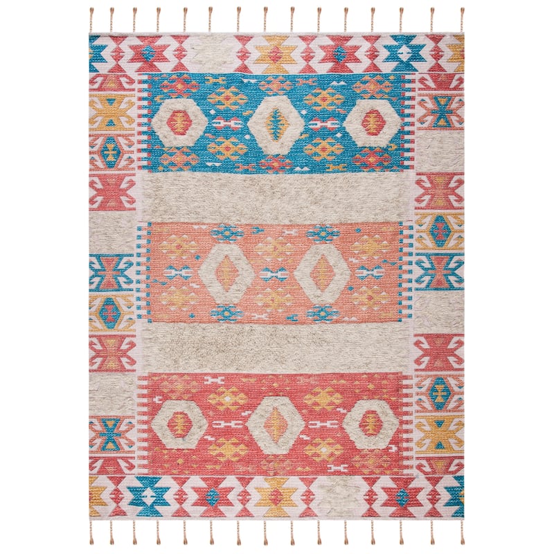 SAFAVIEH Handmade Saffron Marlee Modern Tribal Cotton Rug