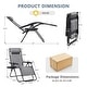 preview thumbnail 51 of 61, Homall Patio Zero Gravity Chair Lawn Lounge Chair with Pillow Set of 2