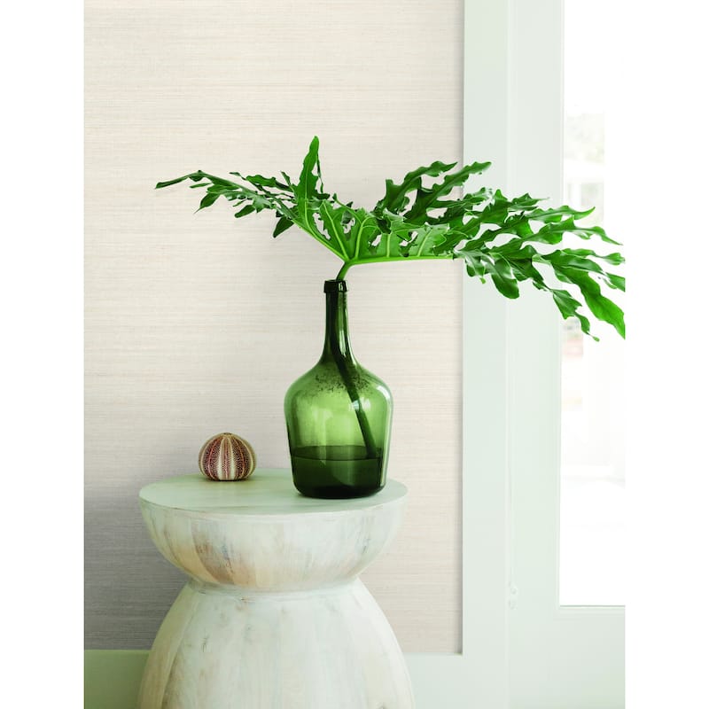 Sparks Milano Silk 39.3 In W X 33 Ft L Wallpaper - Linen