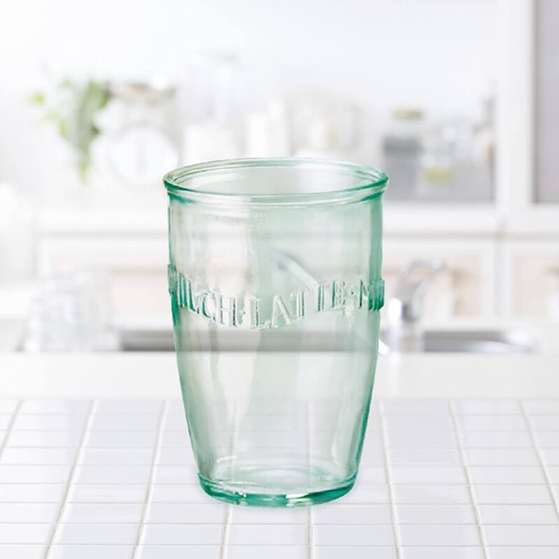 Amici Home Italian Recycled Milk Glass Set of 6
