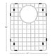 preview thumbnail 2 of 1, Karran Stainless Steel Bottom Grid 11" x 14" fits QT-610 and QU-610