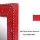 preview thumbnail 22 of 35, Rectangle Rivet Decorative Wall Hanging Mirror