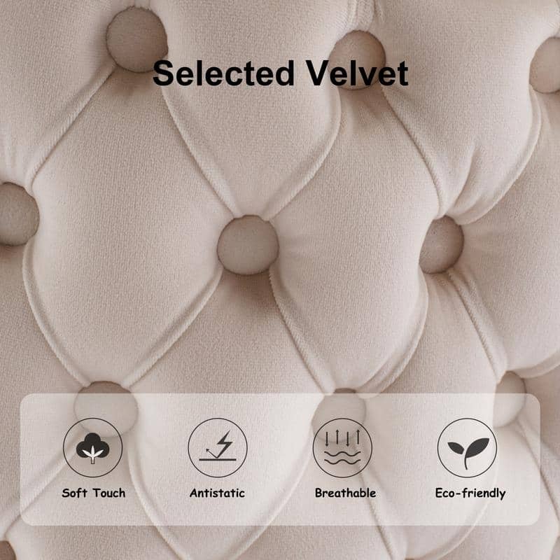 Upholstered Swivel Counter Bar Stools Set of 4