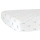 preview thumbnail 1 of 1, Fitted Crib Sheet Pineapples Gray - 52"x 28" x 9" Grey