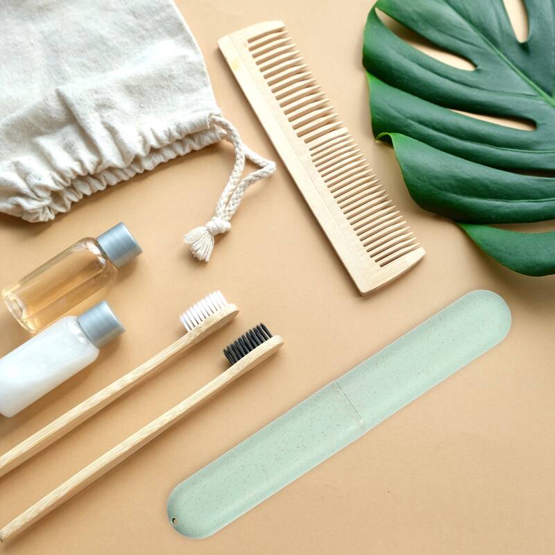 Traveling Toothbrush Holders Case for Travel 8.07"x1.22"x0.83" - Green - 1Pcs