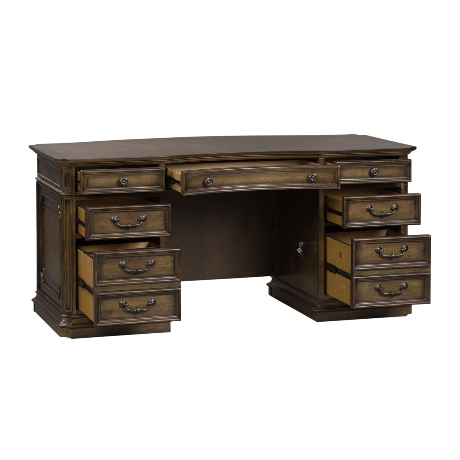 Amelia Antique Toffee Jr Executive Desk On Sale Bed Bath Beyond 15629913