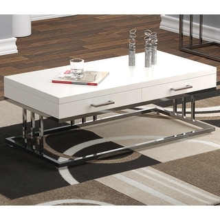 Contemporary Modern Design Living Room Accent Coffee Table - Bed Bath ...