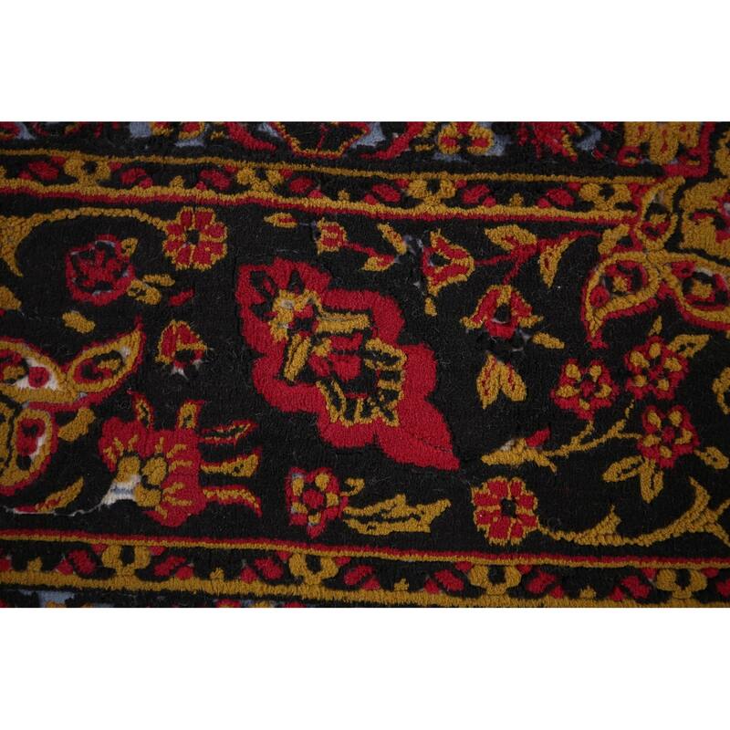 Medallion Kashan Turkish Area Rug Machine Made Carpet - 9'8" x 13'0"