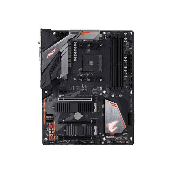Shop Gigabyte B450 Aorus Pro Wifi Rev 1 0 Am4 Amd B450 Sata 6gb S Usb 3 1 Hdmi Atx Amd Motherboard Overstock 28034976