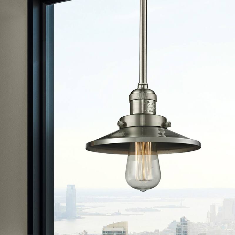 Innovations Lighting Railroad 8" Wide Mini Pendant - Downrod