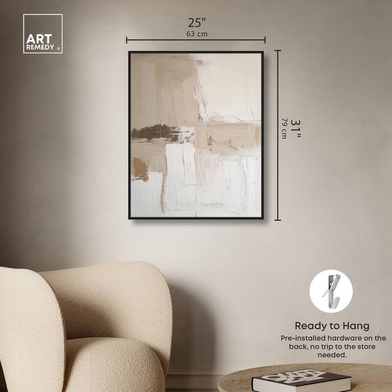 Subtle Earth Tones I Canvas by Art Remedy