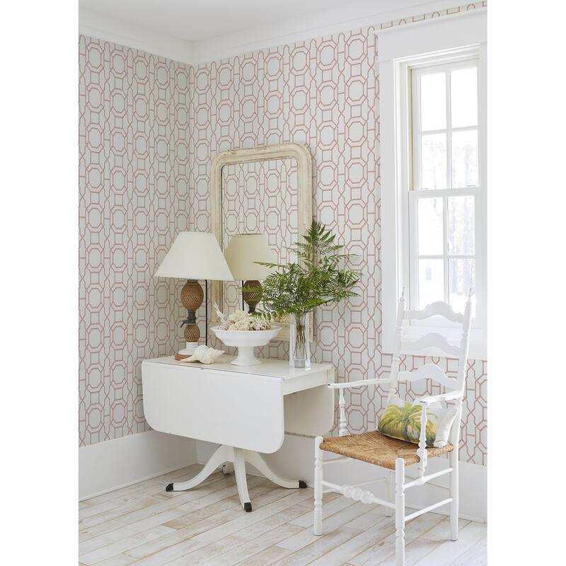 NuWallpaper Sanya Coral Peel and Stick Wallpaper - N/A