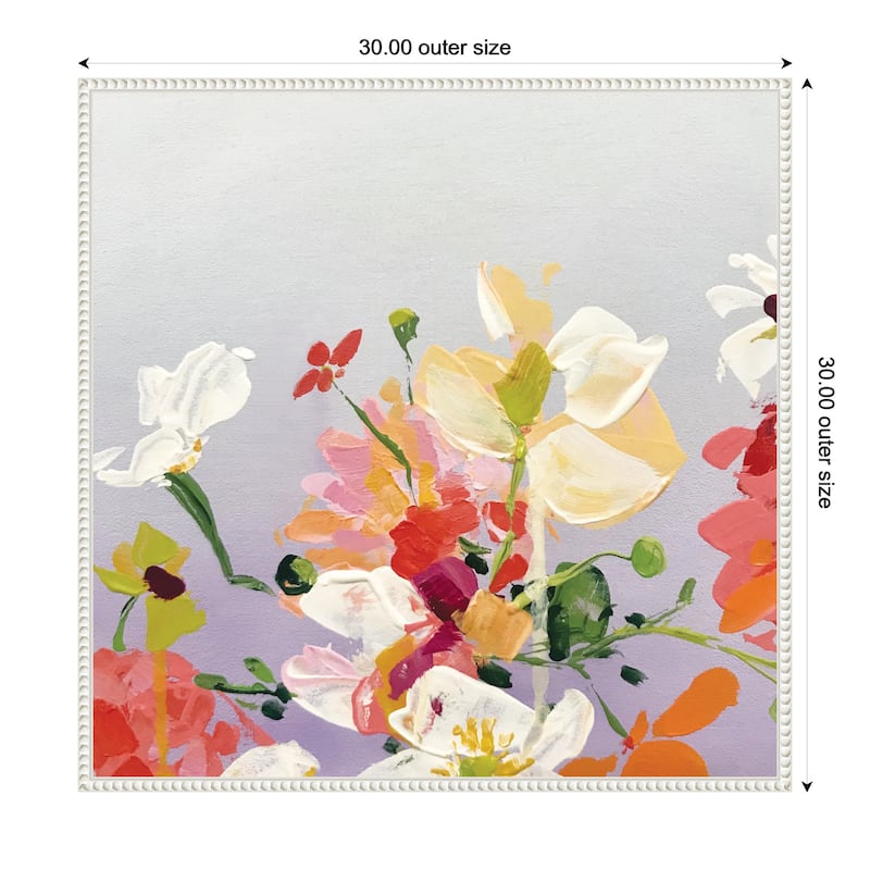 Kate and Laurel Sylvie Facing Each One Framed Canvas by Emma Daisy