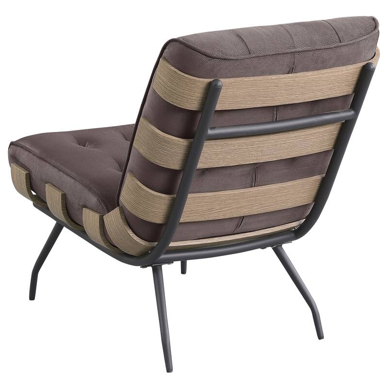 Aloma Upholstered Tufted Armless Accent Chair