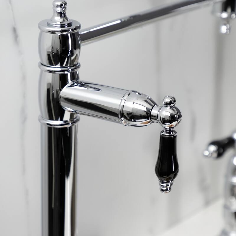 Kingston Brass Duchess Two-Handle 1-Hole Deck Mount Pot Filler Faucet