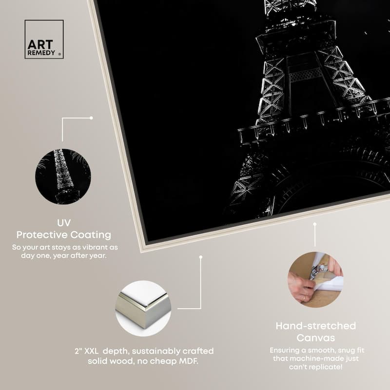 Fireworks Over Paris Canvas by Art Remedy