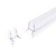preview thumbnail 20 of 18, ELEGANT Shower Door Sweep Bottom Wipe Drip Waterproof Seal Strips