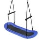 preview thumbnail 9 of 7, Adjustable Saucer Tree Swing Set with Stable Structure for Kids Blue