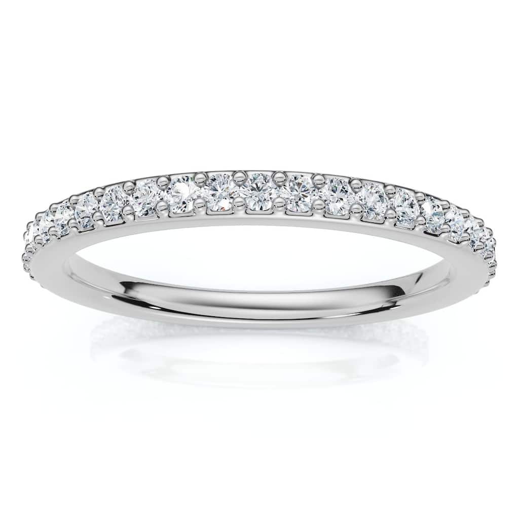 Bliss Diamond 3/8Ct Diamond Eternity Ring Gold or Platinum Lab Grown