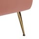 preview thumbnail 30 of 89, HULALA HOME 1ida Modern Velvet Tufted Accent Armchair with Gold Metal Legs