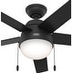 preview thumbnail 5 of 10, Hunter 52" Anslee Ceiling Fan with LED Light and Pull Chain, Modern, Transitional
