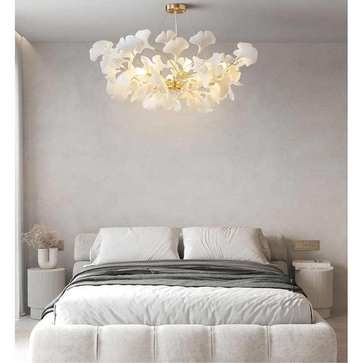 KAYLA Luxury Ginkgo Branch Chandelier for Living Room, Dining Room, Foyer, Kitchen Island