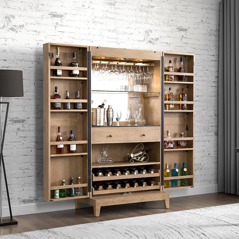 The Westbrook Home Bar and Wine Cabinet