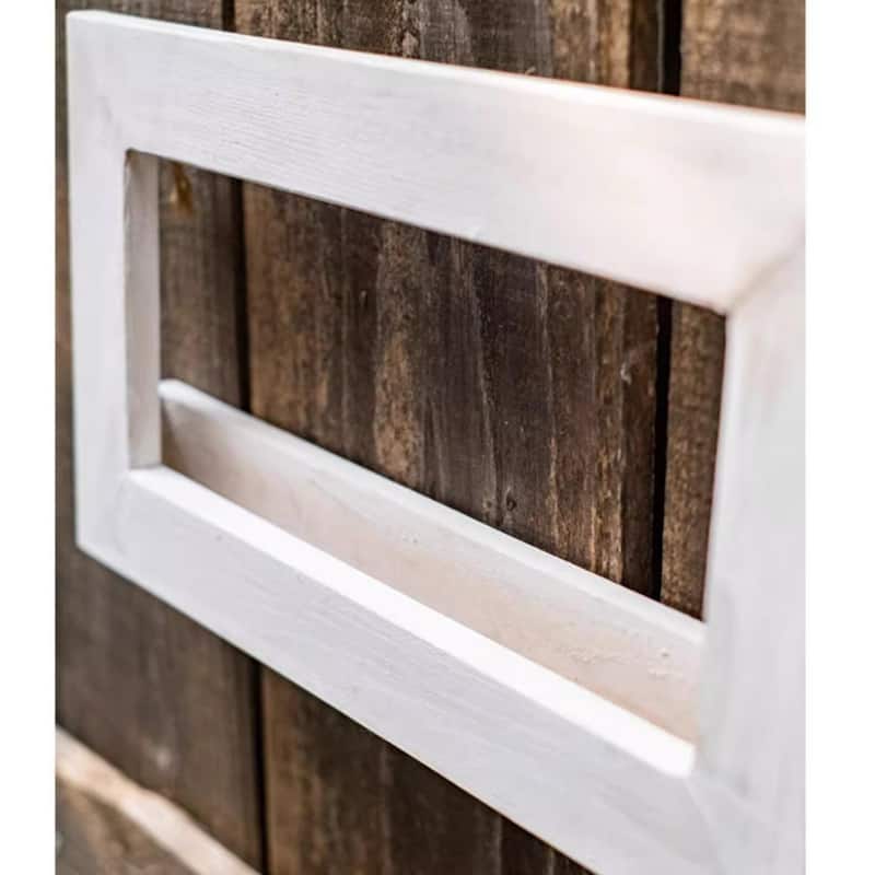 RusticReach Wood Hanging Floral Frame