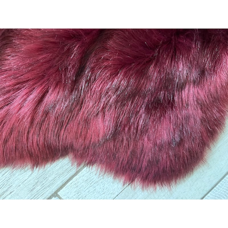 Ovella Home Premium Faux Buffalo Skin Shag Rug