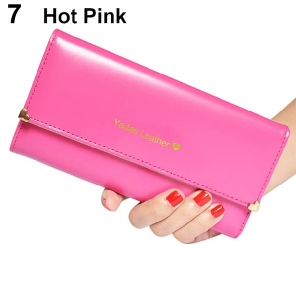 hot pink clutch purse