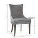 preview thumbnail 13 of 25, Madison Park Signature Ultra Upholstered Dining Side Chairs With Wood Legs (Set of 2)