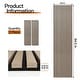 preview thumbnail 8 of 38, Art3d 24''x94.5'' Wood Slat Acoustic Wall Paneling for Interior and Ceiling Decor,Pack of 2