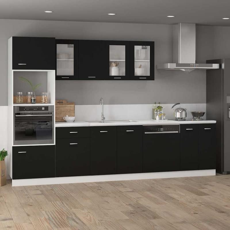 vidaXL Kitchen Cabinet Storage Cupboard Under Sink Organizer Engineered Wood