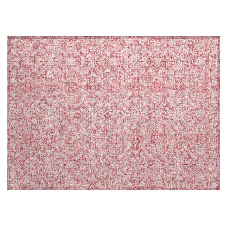 Machine Washable Indoor/ Outdoor Chantille Traditional Medallions Rug