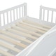 preview thumbnail 5 of 12, Twin Size Loft Bed with Wardrobe, Ladder, and Guard Rails, White