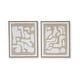 preview thumbnail 5 of 7, Signature Design by Ashley Waldett Beige/White Wall Art (Set of 2)
