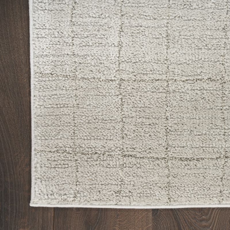 HomeRoots Abstract Scandinavian Rectangle Area Rug