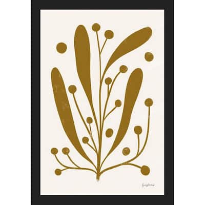 Simple Botanical IV Framed Poster
