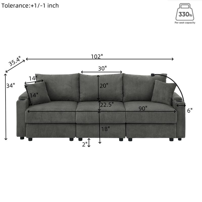 Versatile Sofa Bed - Ideal for Living Rooms and Guest Bedrooms