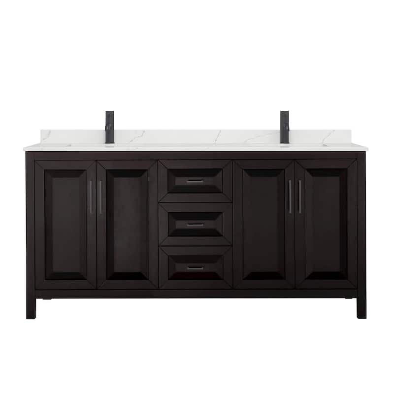 Wyndham Collection WCV252572D-QTZ-UNSMXX Daria 72" Free Standing