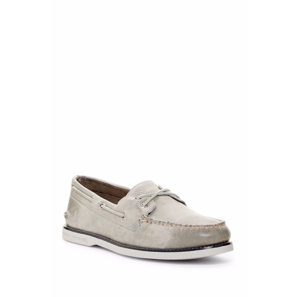 mens grey moccasin shoes
