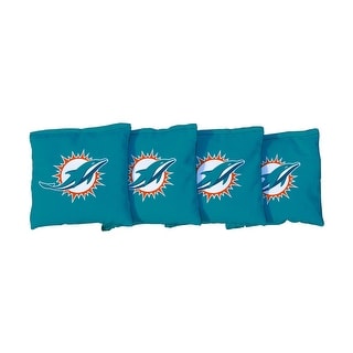 Miami Dolphins NFL Football Teal Cornhole Bags