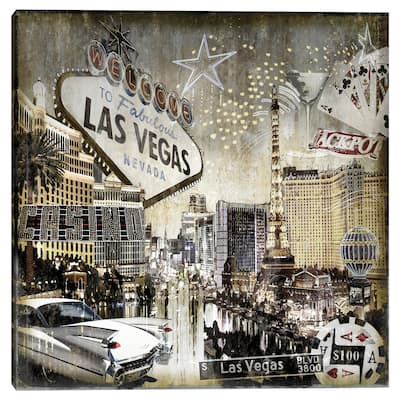 Las Vegas by Dylan Matthews Canvas Art Print