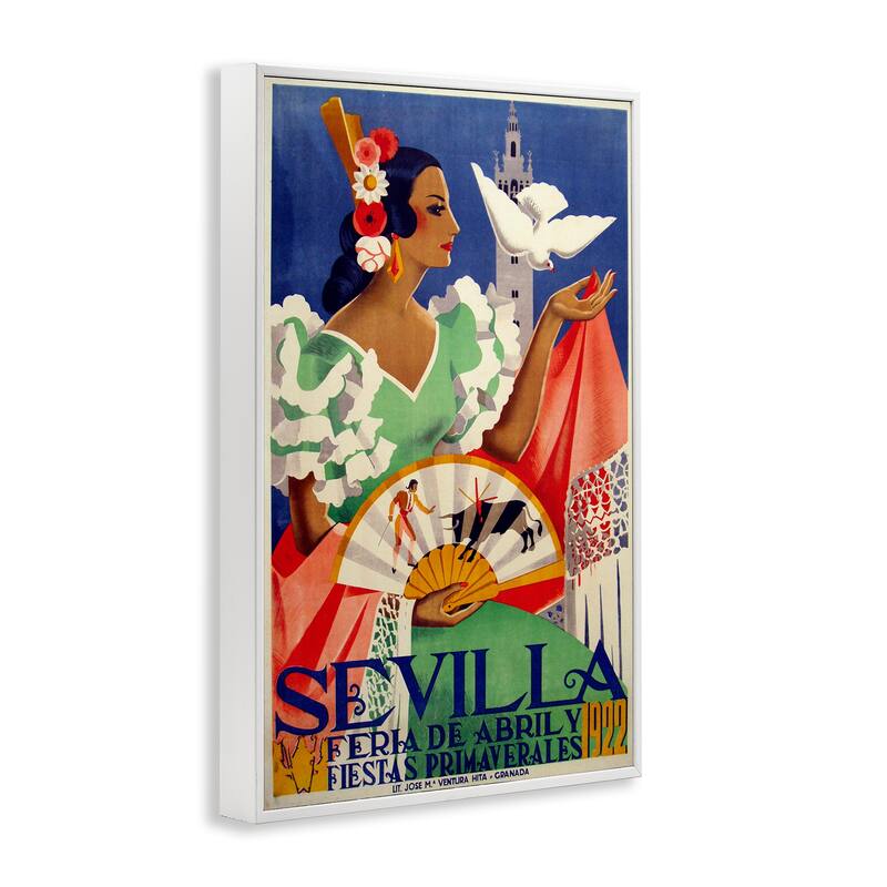 Stupell Seville Vintage Culture Framed Giclee Art Design By Marcus Jules