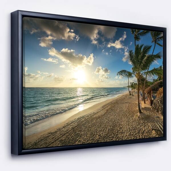 Shop Designart Beautiful Caribbean Vacation Beach Large Beach