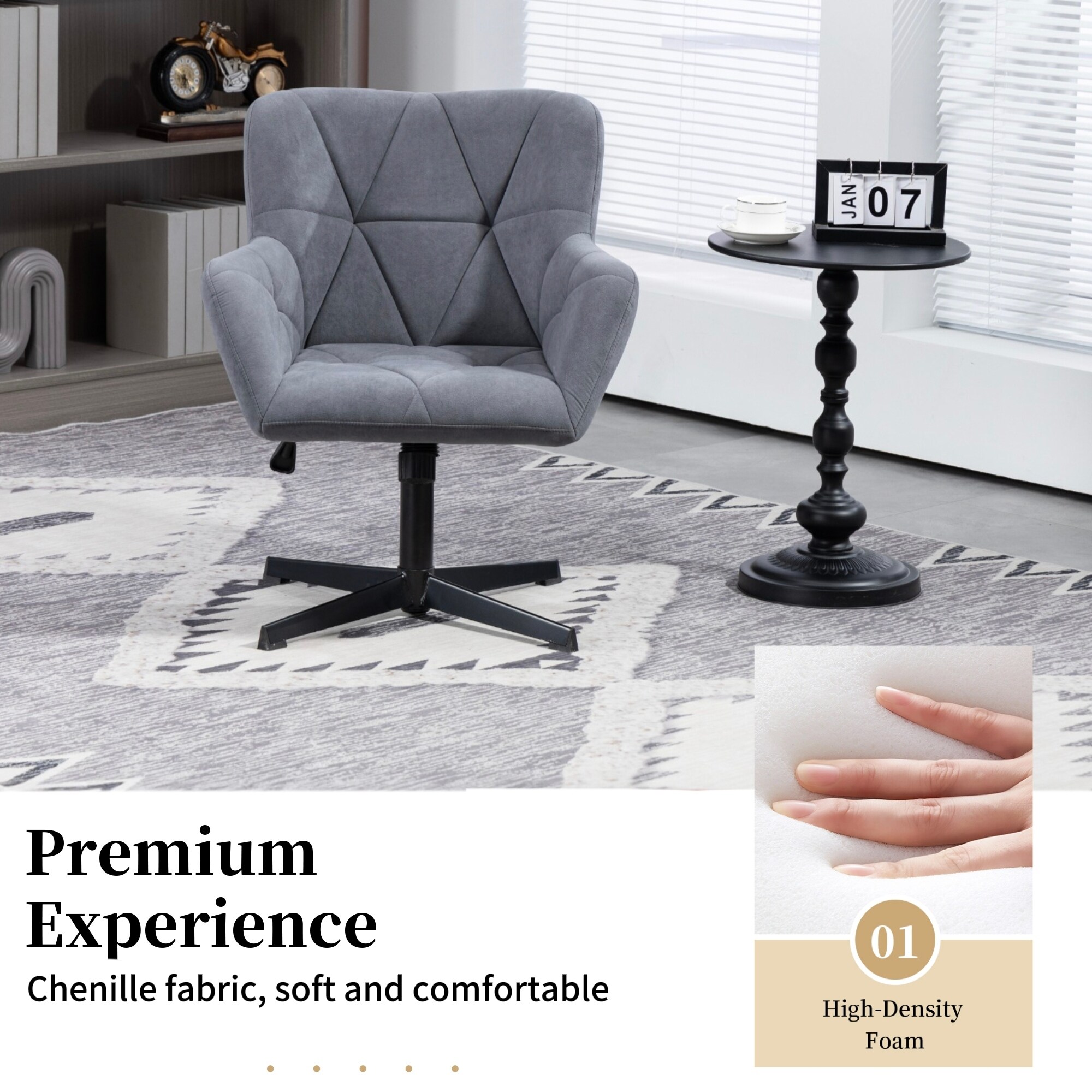 Comfortable accent chair for desk discount