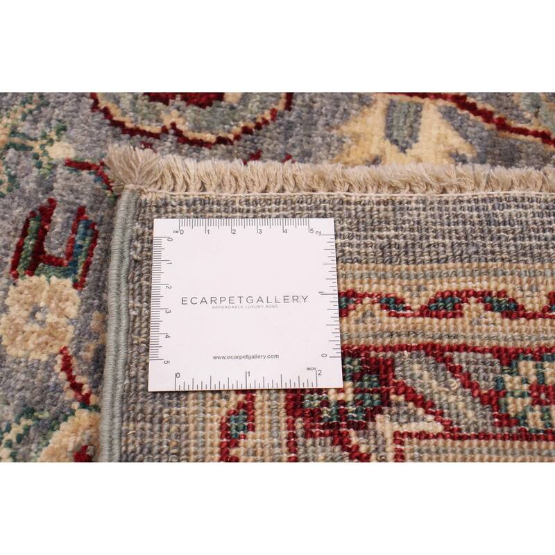 ECARPETGALLERY Hand-knotted Aryana Grey Wool Rug - 2'8 x 9'7