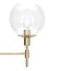 preview thumbnail 7 of 12, Hunter Xidane Metal and Glass Orb Chandelier - Entry, Kitchen or Dining Room Table, Bedroom - Mid-Century Modern, Transitional