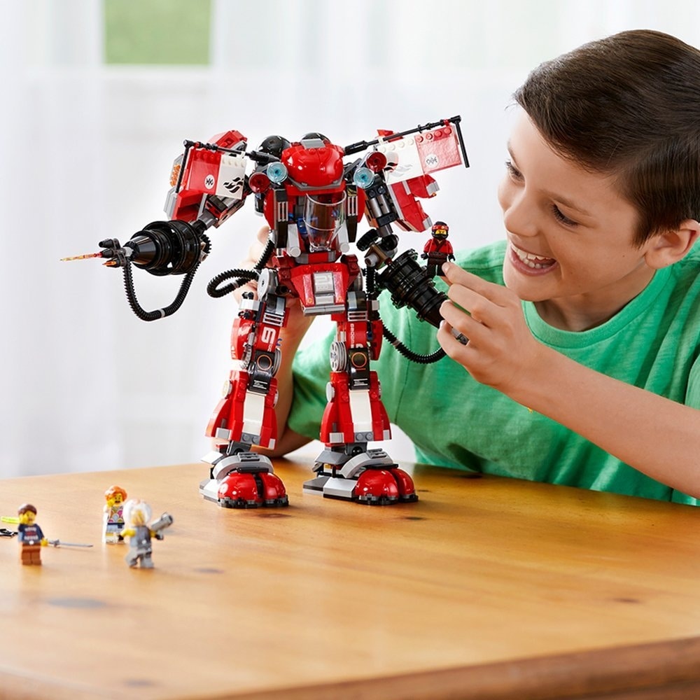 Shop Lego Ninjago Movie 944 Piece Fire Mech Construction Set 70615 Multi Overstock 18962226
